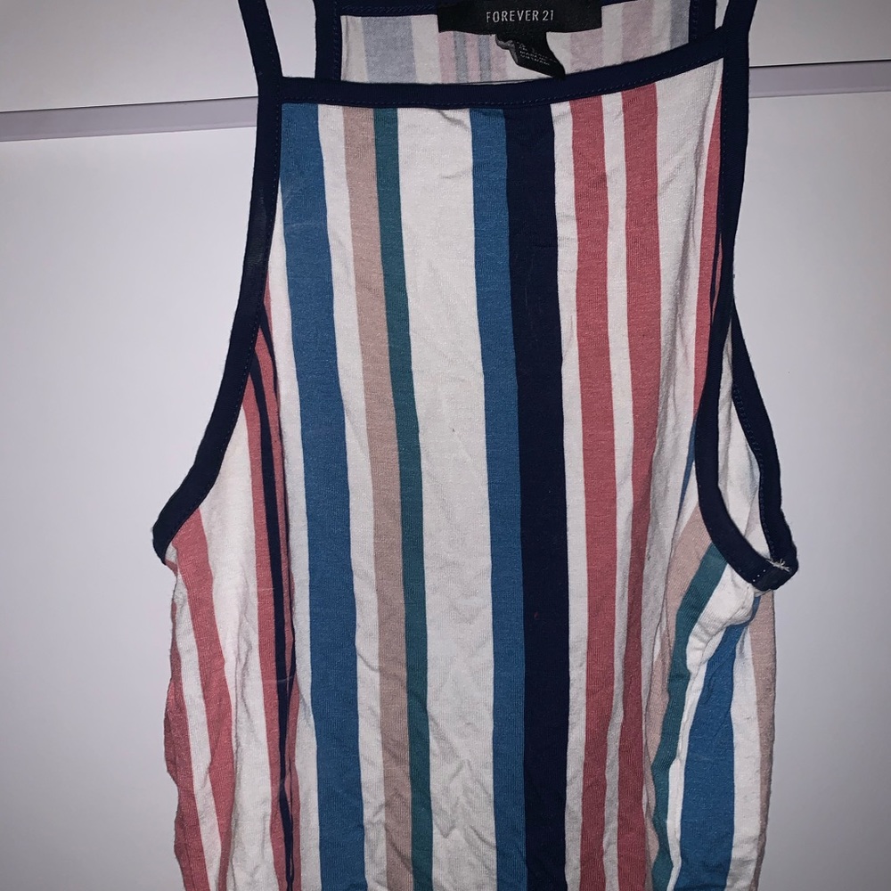 Forever 21 - stripped crop top